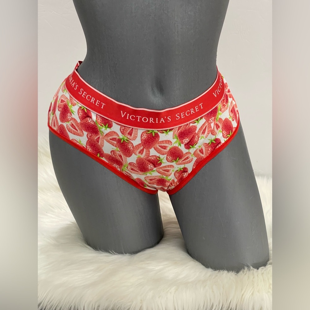 Victorias Secret Logo Cotton Hipster Hiphugger Panty Underwear. NWT